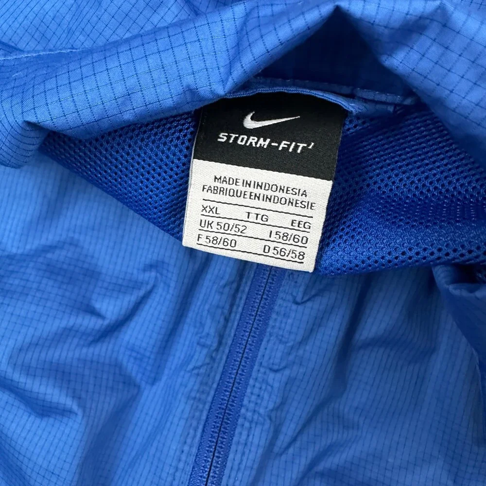University at Buffalo Jacket Men 2XL Blue Nike Storm Fit Windbreaker NCAA XXL
